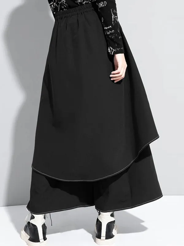 Mens Topstitching Irregular Layered Design Pants SKUK32791 sold by Incerunmen product image thumbnail 3