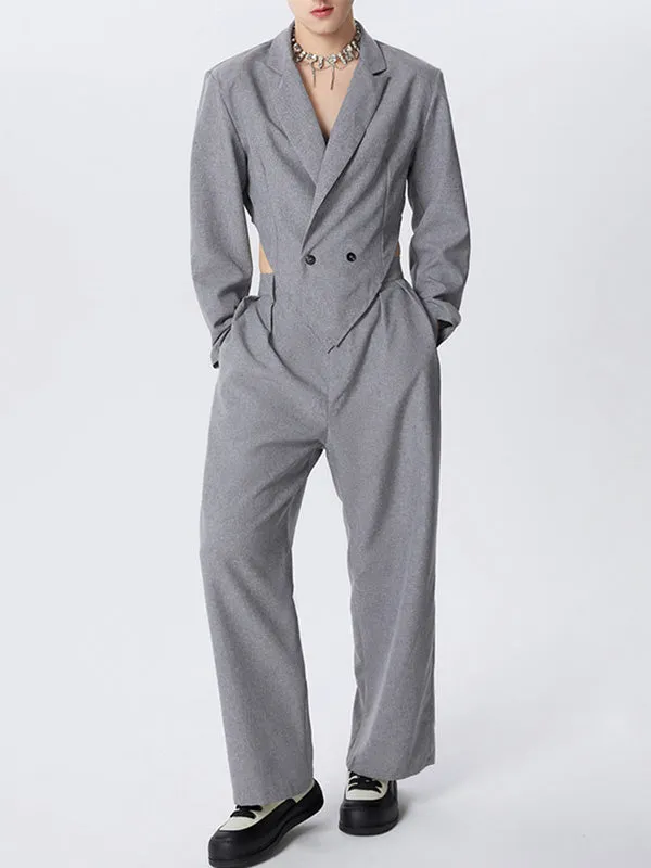 Mens Irregular Hem Blazer Two Pieces Outfits SKUK22854 sold by Incerunmen product image thumbnail 5