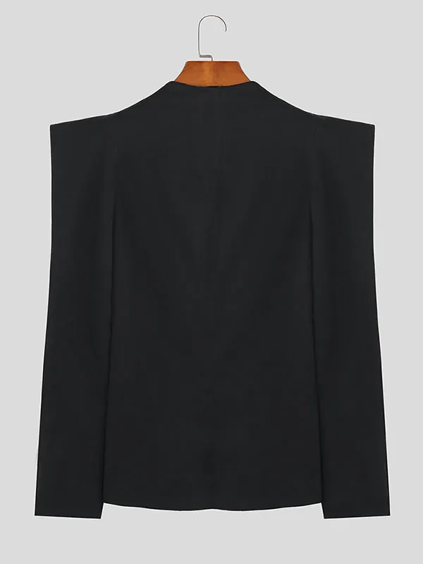 Mens Steampunk Cutout Sleeve Solid Blazer SKUK24881 sold by Incerunmen product image thumbnail 5