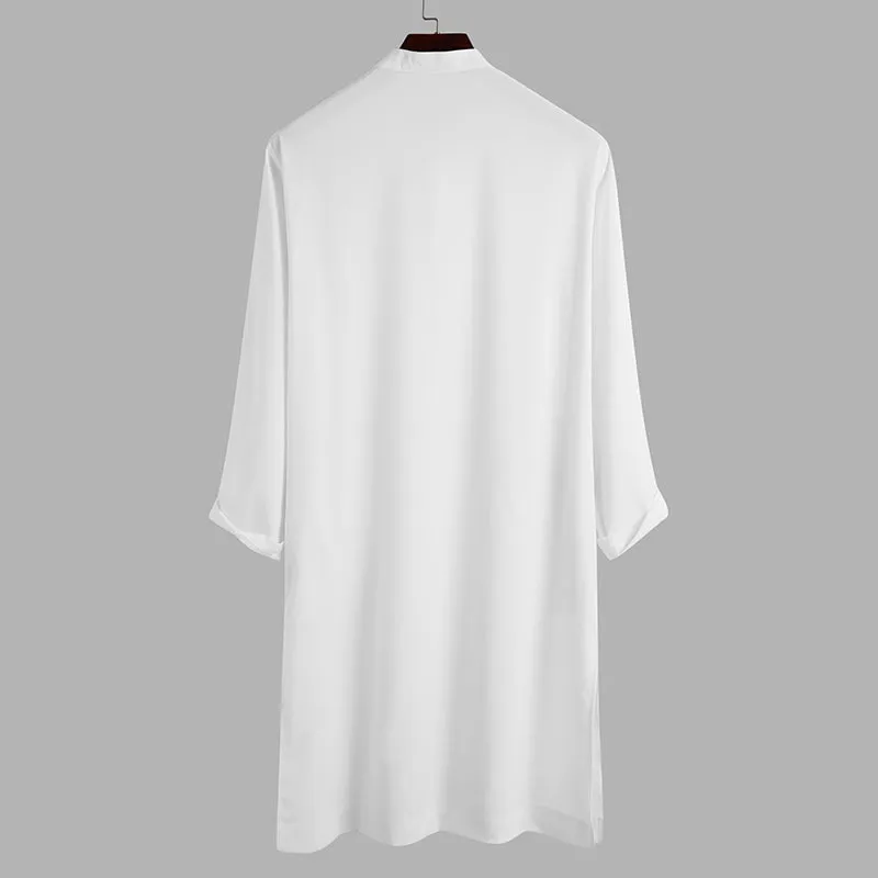 Mens Stand-up Collar Long-sleeved Robes SKUG63065 sold by Incerunmen product image thumbnail 5