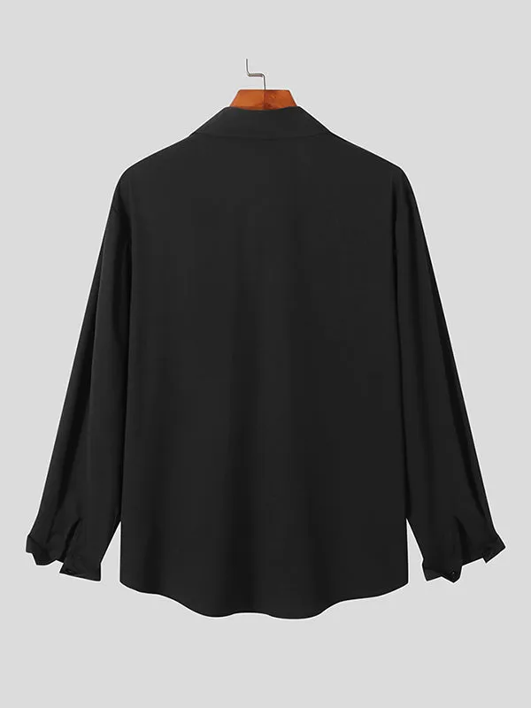 Mens Tassels Embroidered Fringe Long Sleeve Shirt SKUJ28921 sold by Incerunmen product image thumbnail 3