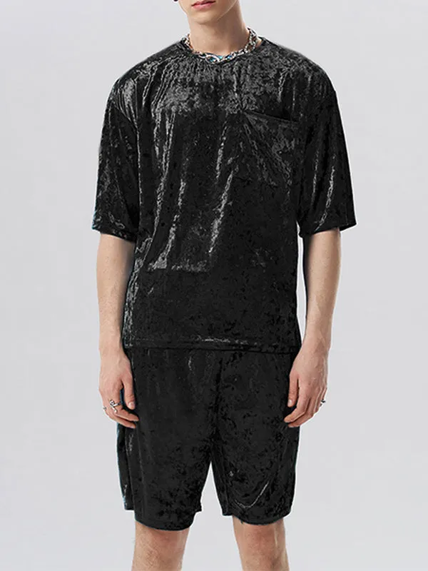 Mens Velvet Pocket Jogger 2 Piece Set SKUJ26881 sold by Incerunmen product image thumbnail 5