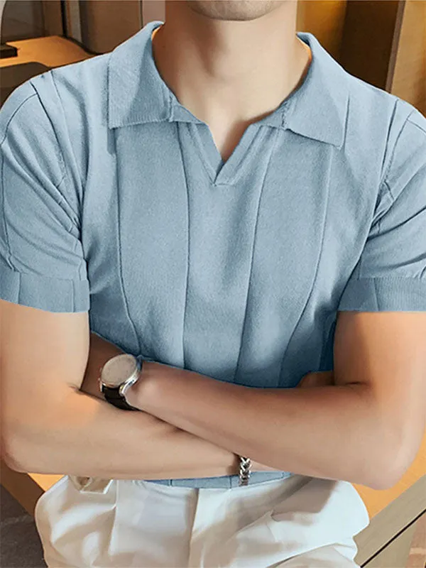 Mens Slim Short Sleeve Shirt SKUJ09885 sold by Incerunmen