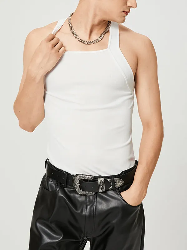 Mens Pure Color Casual Vest SKUI90432 sold by Incerunmen