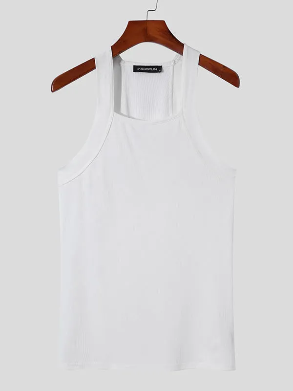 Mens Pure Color Casual Vest SKUI90432 sold by Incerunmen product image thumbnail 3