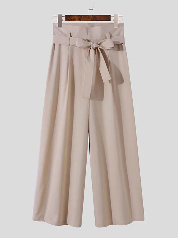 Mens Loose High-waisted Straight-leg Pants SKUI61770 sold by Incerunmen product image thumbnail 3