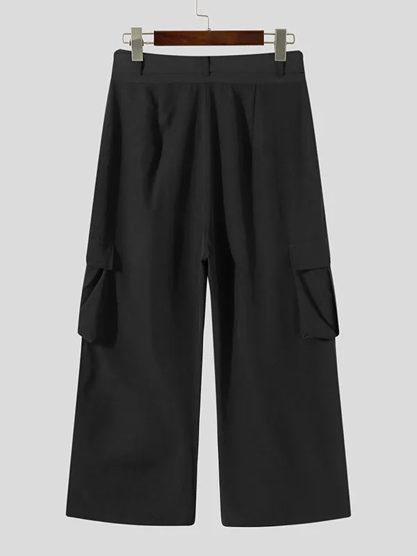 Mens Three-dimensional Pocket Belt Loose Pants SKUI47192 sold by Incerunmen product image thumbnail 5