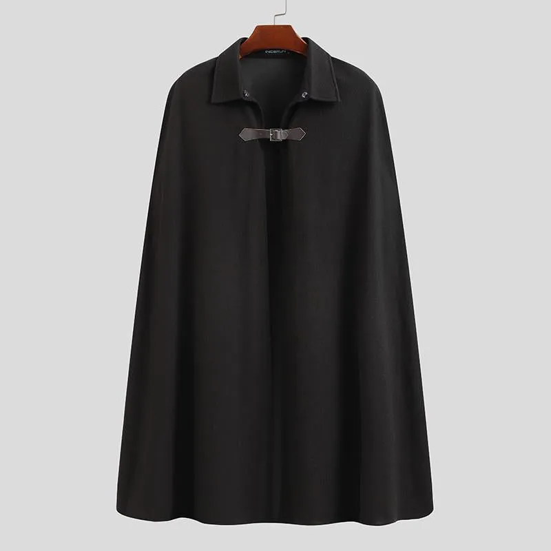 Men's Gothic Punk Lapel Mid-length Cloak SKUF51100 sold by Incerunmen product image thumbnail 3