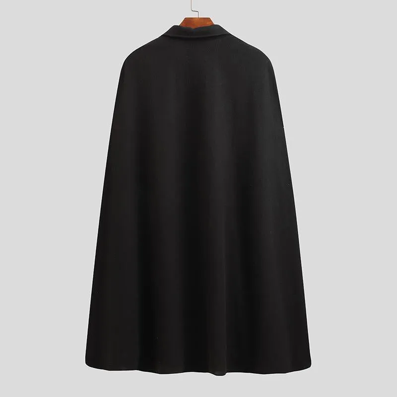 Men's Gothic Punk Lapel Mid-length Cloak SKUF51100 sold by Incerunmen product image thumbnail 4
