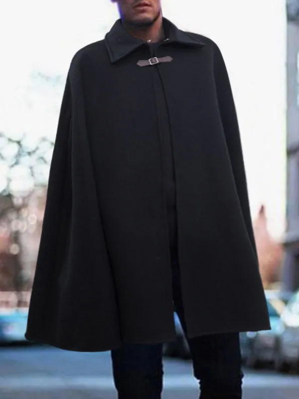 Men's Gothic Punk Lapel Mid-length Cloak SKUF51100 sold by Incerunmen product image thumbnail 2