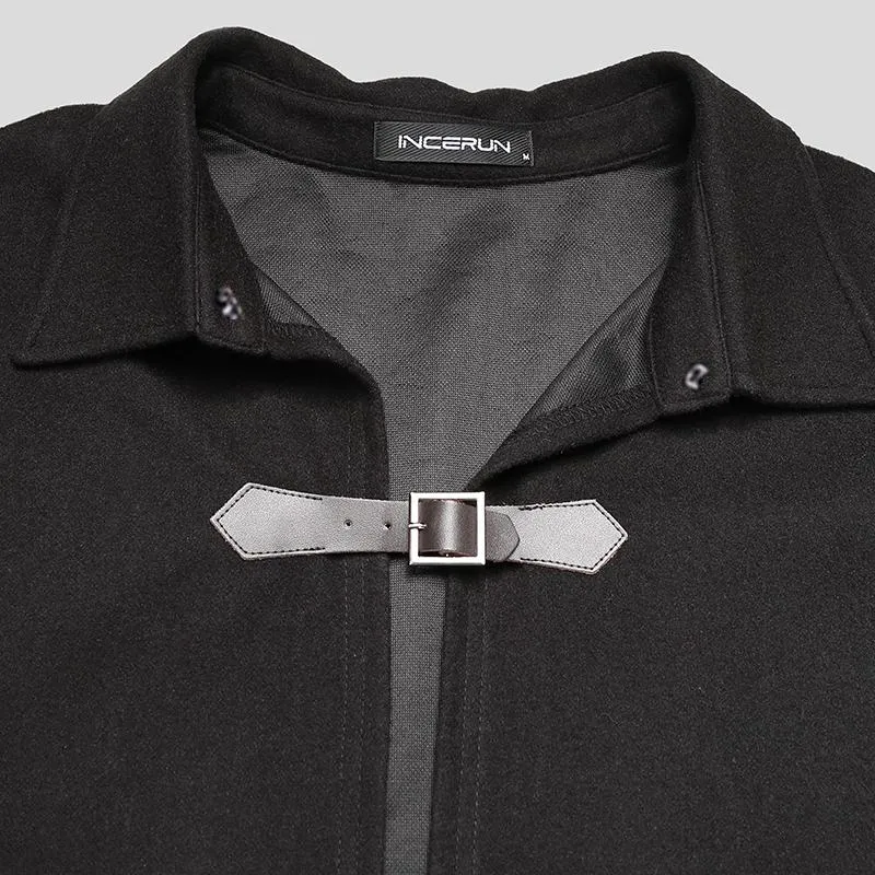 Men's Gothic Punk Lapel Mid-length Cloak SKUF51100 sold by Incerunmen product image thumbnail 5