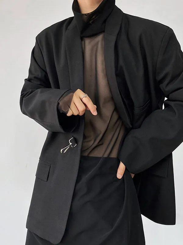 Mens High-neck See-through Mesh T-Shirts SKUI01656 sold by Incerunmen product image thumbnail 4