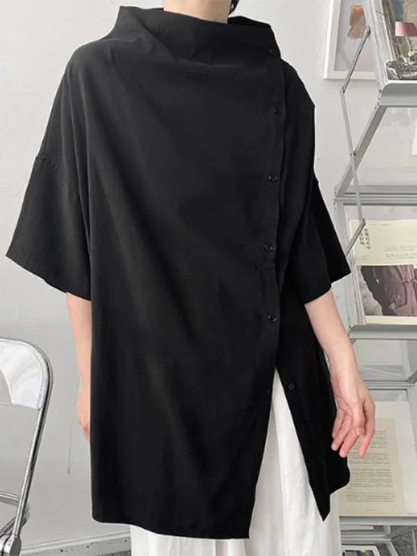 Mens Side Placket Casual Half Sleeves T-Shirt SKUH77553 sold by Incerunmen