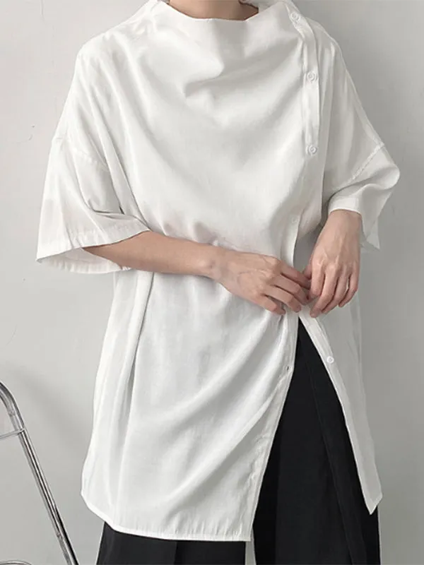 Mens Side Placket Casual Half Sleeves T-Shirt SKUH77553 sold by Incerunmen product image thumbnail 4