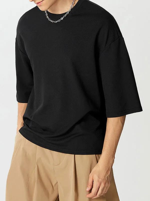 Mens Round Neck Half Sleeve T-Shirts SKUG82940 sold by Incerunmen product image thumbnail 3