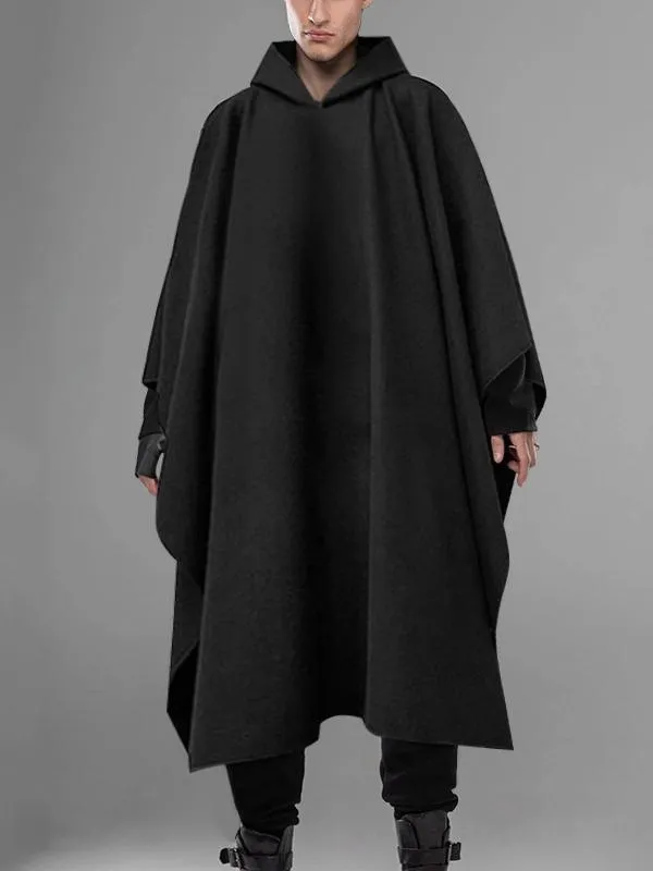 Mens Gothic Baggy Hooded Poncho Long Cloak SKUF51096 sold by Incerunmen