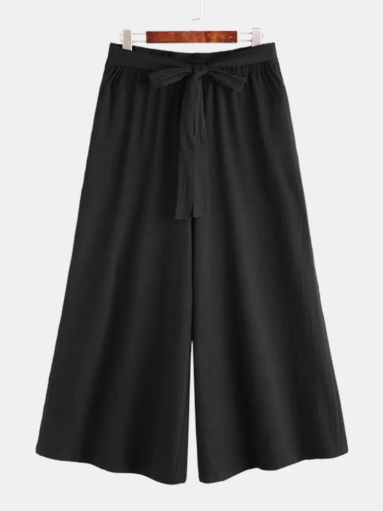Mens Plain Solid Color Loose Baggy Wide Leg Pants SKUD81299 sold by Incerunmen product image thumbnail 5