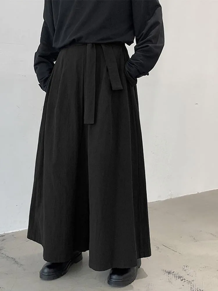 Mens Plain Solid Color Loose Baggy Wide Leg Pants SKUD81299 sold by Incerunmen product image thumbnail 2