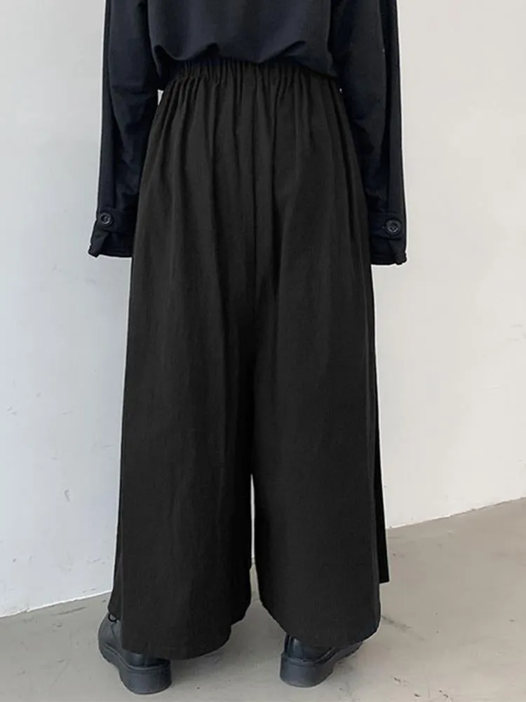 Mens Plain Solid Color Loose Baggy Wide Leg Pants SKUD81299 sold by Incerunmen product image thumbnail 3