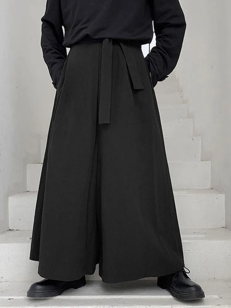 Mens Plain Solid Color Loose Baggy Wide Leg Pants SKUD81299 sold by Incerunmen