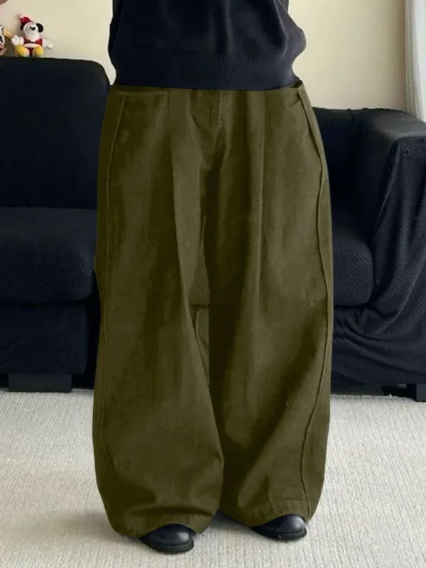 Men's Solid Color Textured Wide Leg Pant SKUL35282 sold by Incerunmen product image thumbnail 2