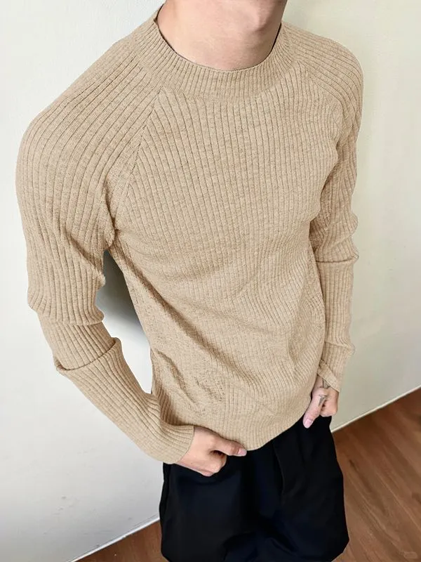 Men's Solid Color Textured Long Sleeve T-Shirt SKUL36783 sold by Incerunmen product image thumbnail 3