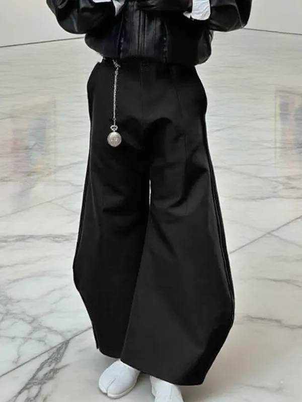 Men's Deconstructed Solid Casual Pant SKUL30584 sold by Incerunmen