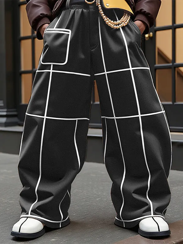 Men's Contrast Stripe Casual Pant SKUL22323 sold by Incerunmen