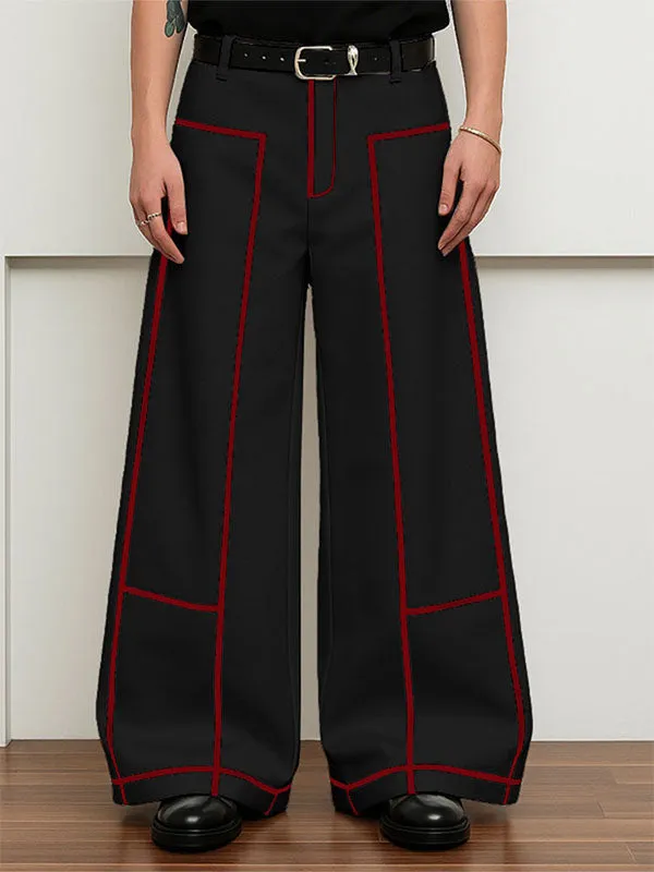 Men's Outline Contrast Casual Pant SKUL21182 sold by Incerunmen product image thumbnail 3