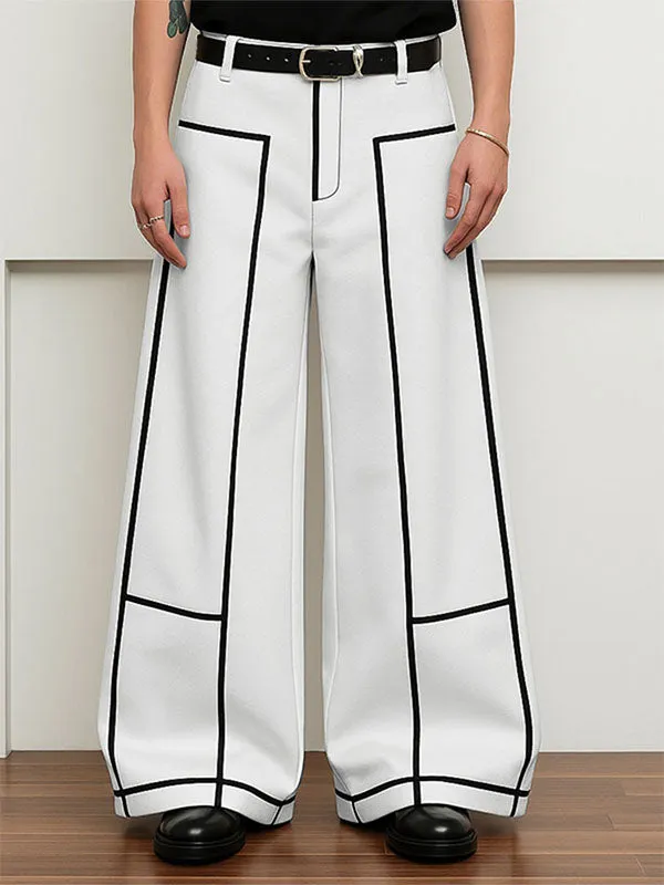 Men's Outline Contrast Casual Pant SKUL21182 sold by Incerunmen product image thumbnail 2