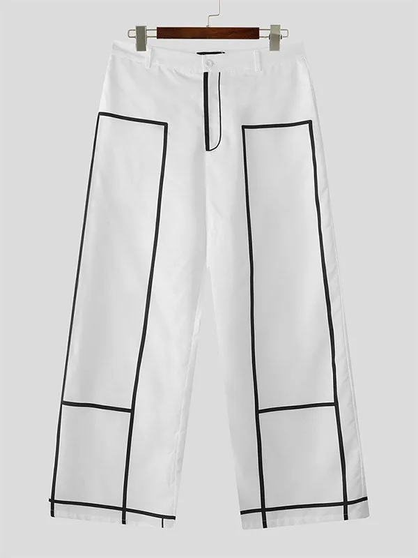 Men's Outline Contrast Casual Pant SKUL21182 sold by Incerunmen product image thumbnail 4
