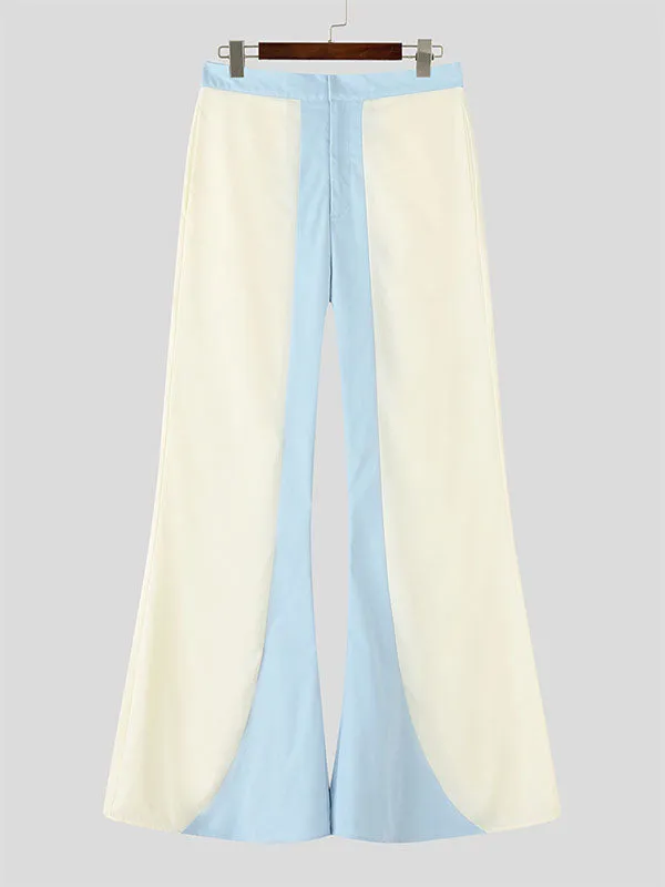 Men's Colorblock Flared Casual Pant SKUL24198 sold by Incerunmen product image thumbnail 4