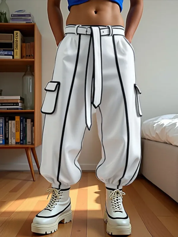 Mens Bold Stripe Loose Casual Pant SKUL19340 sold by Incerunmen product image thumbnail 2