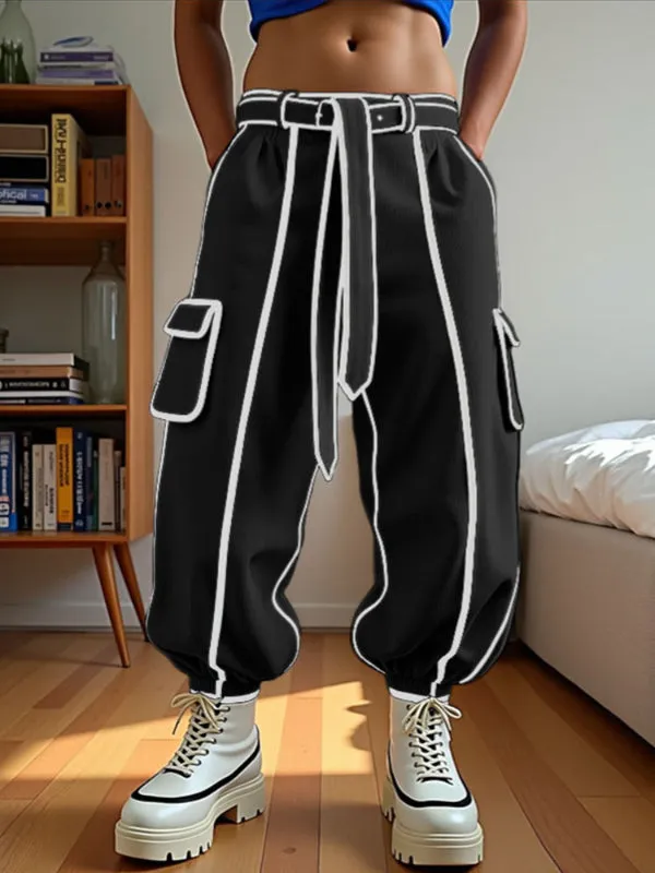 Mens Bold Stripe Loose Casual Pant SKUL19340 sold by Incerunmen