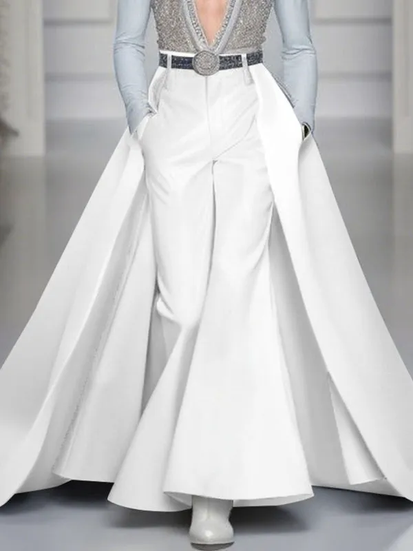 Men's Long Hem Patchwork Casual Pant SKUL27377 sold by Incerunmen