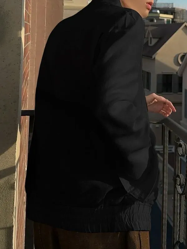 Men's Solid Color Casual Long Sleeve Jacket SKUL36622 sold by Incerunmen product image thumbnail 2