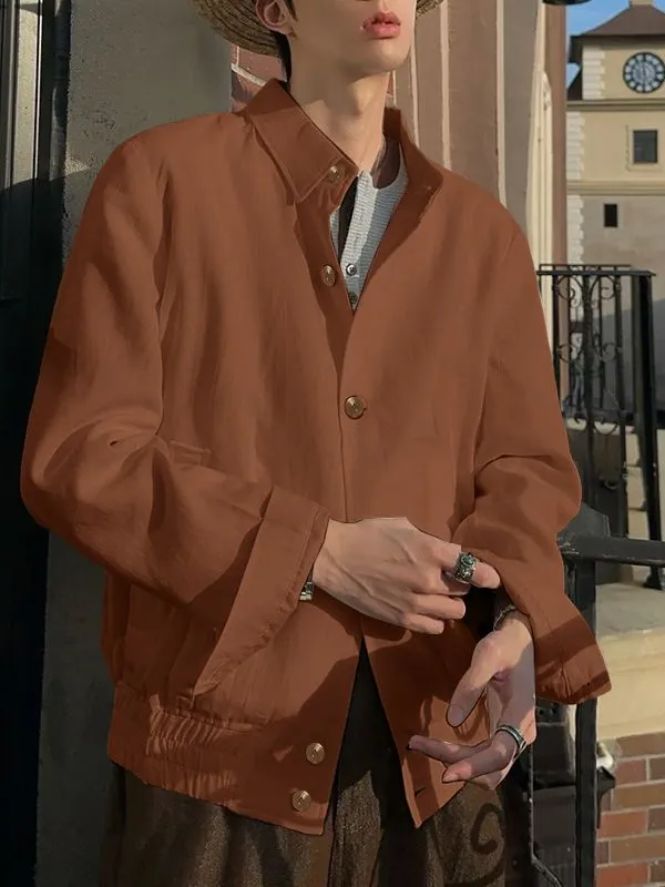 Men's Solid Color Casual Long Sleeve Jacket SKUL36622 sold by Incerunmen product image thumbnail 5