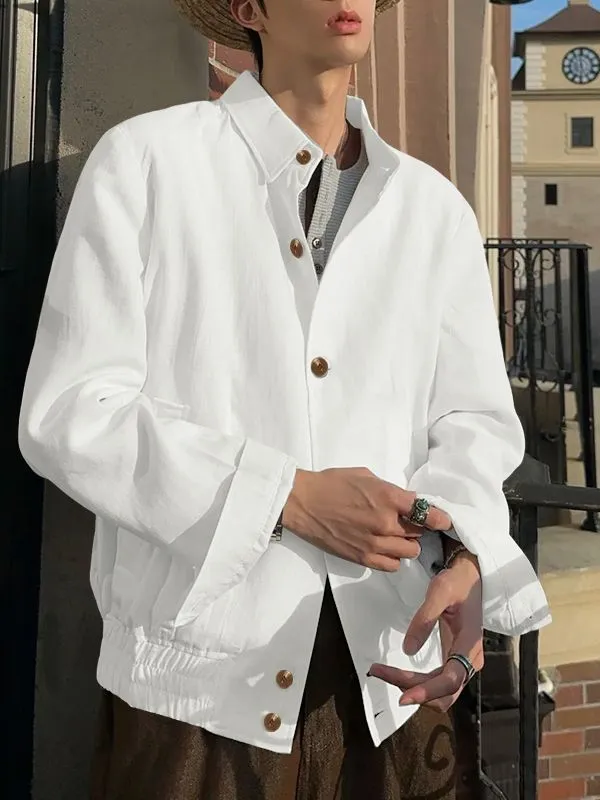 Men's Solid Color Casual Long Sleeve Jacket SKUL36622 sold by Incerunmen product image thumbnail 3