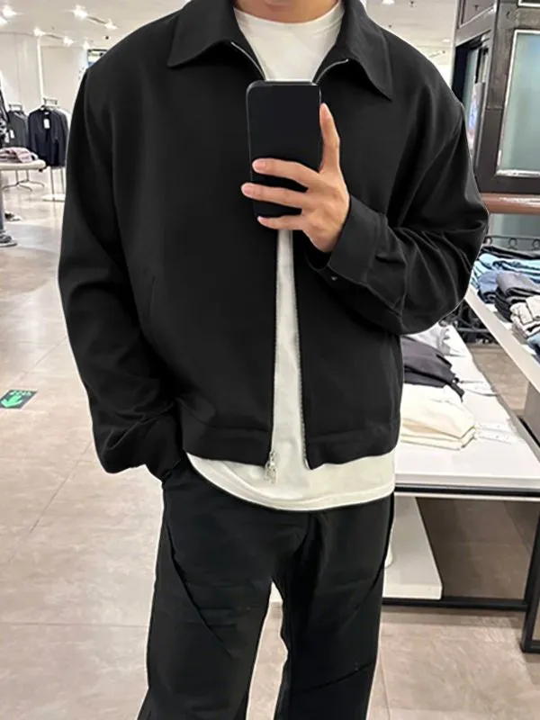 Men's Solid Color Casual Sleeve Jacket SKUL35227 sold by Incerunmen