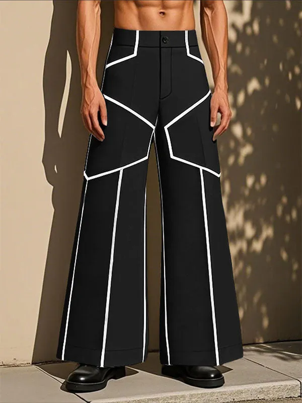 Mens Bold Stripe Loose Casual Pant SKUL16619 sold by Incerunmen