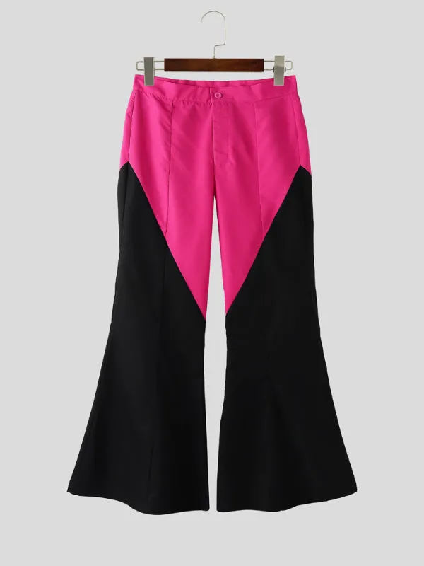 Mens Contrast Color Loose Flared Pant SKUL18930 sold by Incerunmen product image thumbnail 4