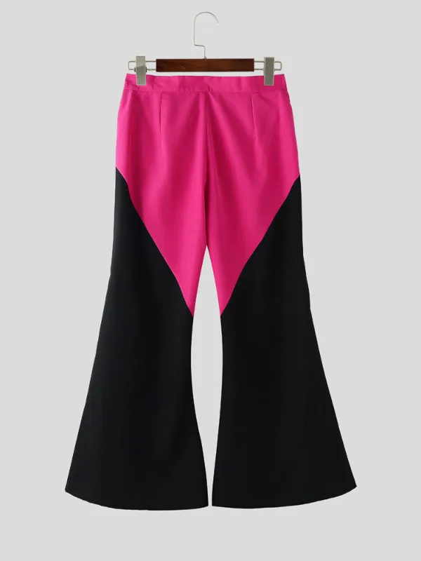 Mens Contrast Color Loose Flared Pant SKUL18930 sold by Incerunmen product image thumbnail 5