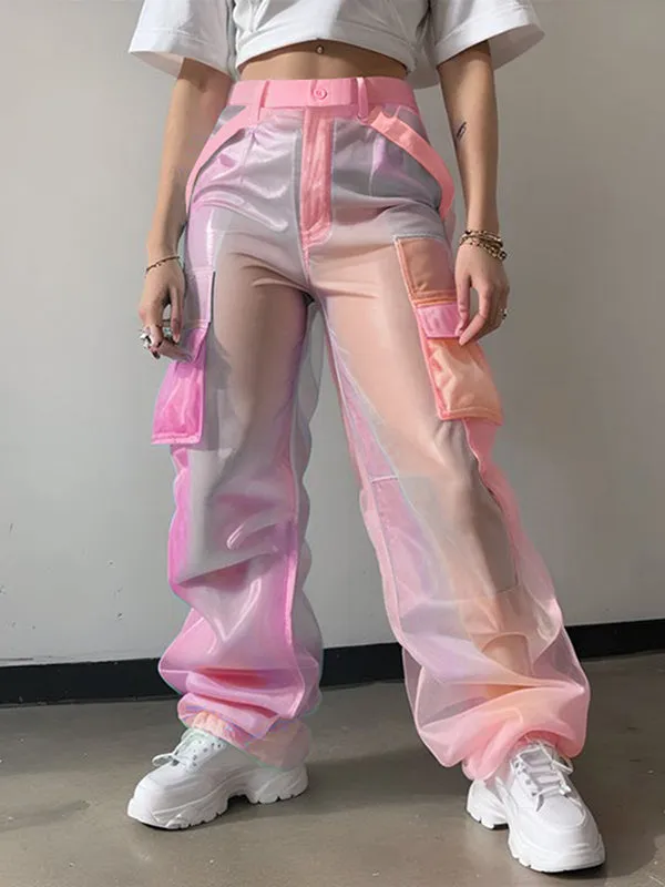 Mens Gradient Sheer Loose Casual Pant SKUL03640 sold by Incerunmen