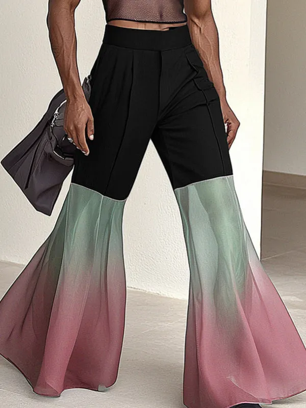 Men's Casual Gradient Flared Pant SKUL35042 sold by Incerunmen