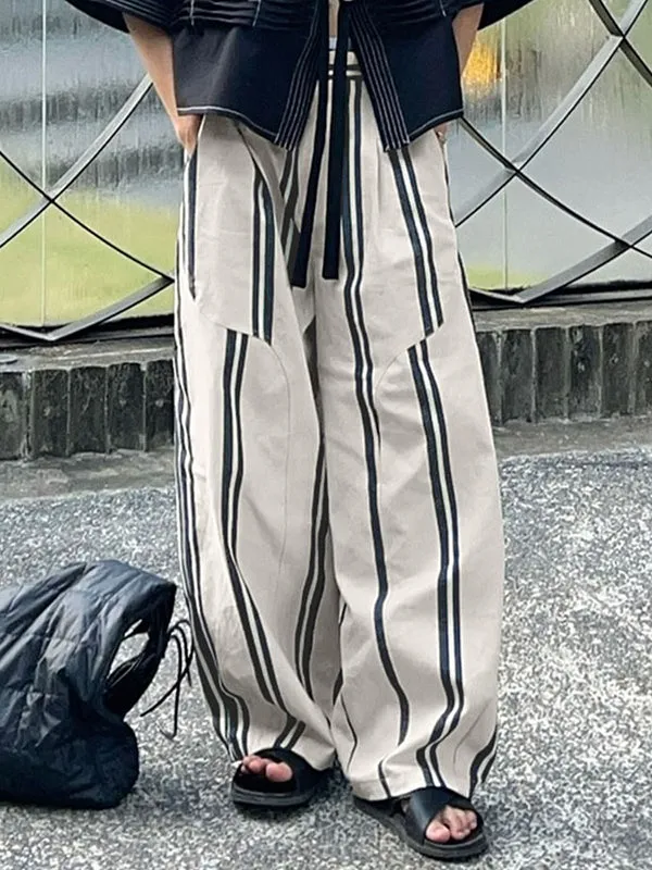 Mens Striped Colorblock Casual Pant SKUL09704 sold by Incerunmen