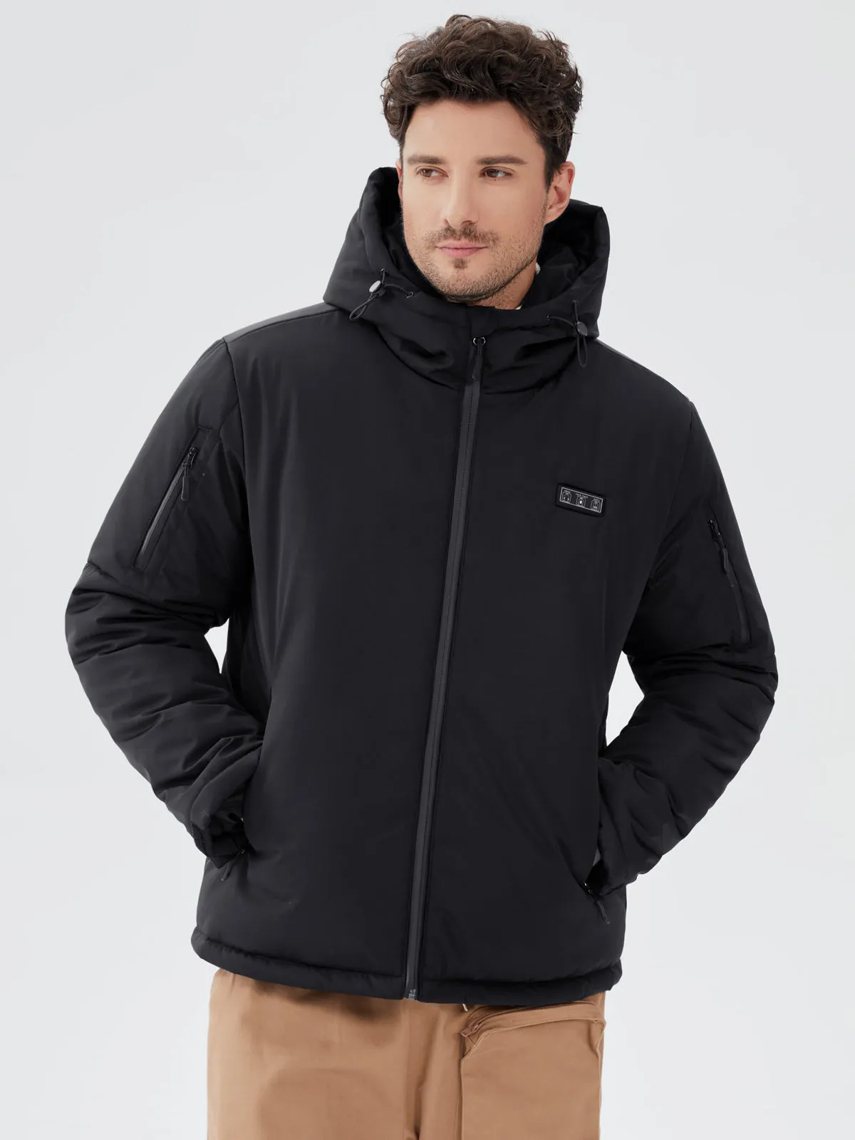 Men's Solid Color Heated Long Sleeve Jacket SKUL14478 sold by Incerunmen product image thumbnail 2