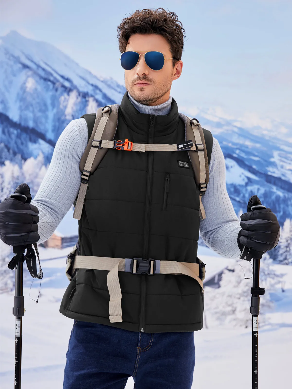 Men's Solid Color Heated Tank SKUL14461 sold by Incerunmen product image thumbnail 2