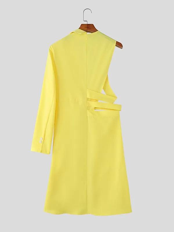 Men's Deconstructed One Shoulder Casual Blazer SKUL39005 sold by Incerunmen product image thumbnail 5