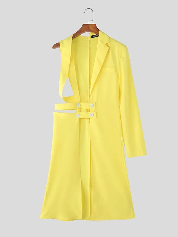 Men's Deconstructed One Shoulder Casual Blazer SKUL39005 sold by Incerunmen product image thumbnail 4