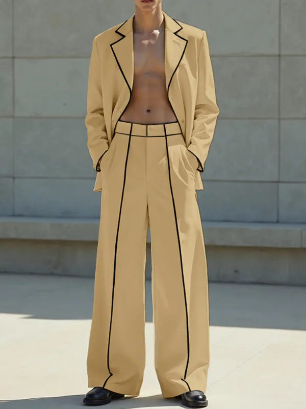 Men's Bold Stripe Colorblock Casual Two Pieces Outfit SKUL24196 sold by Incerunmen product image thumbnail 3